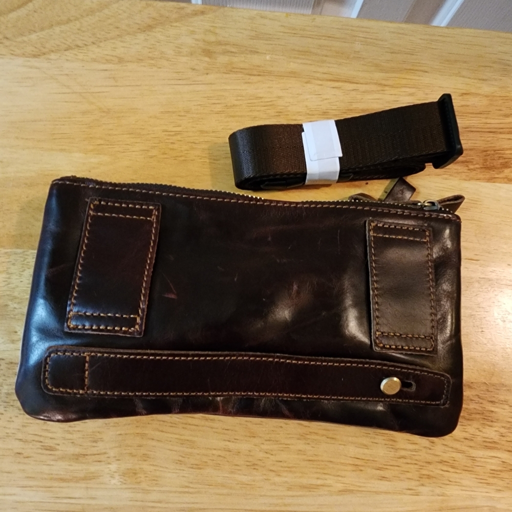 Men's Brown Leather Bag